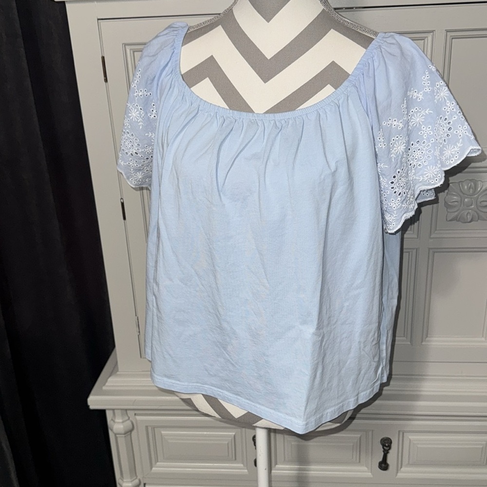 Baby Blue H&M Blouse - Size Medium